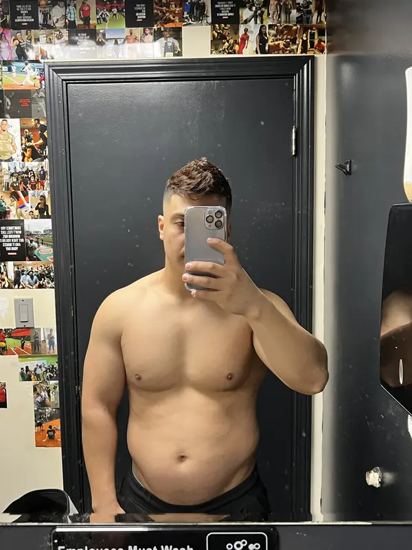 Cris Coach antes de su transformación - etapa inicial